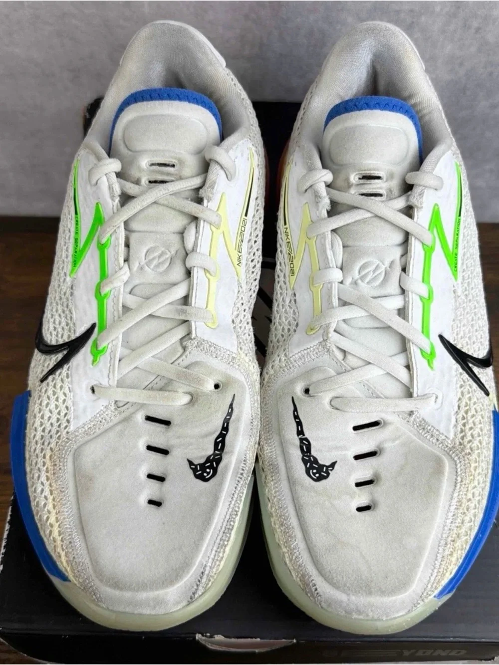 Nike Air Zoom GT Cut Ghost Size 9 DX4112-114 Men’s Basketball Sneakers OG Rare